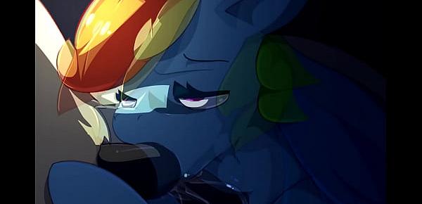  Rainbow Dash Blowjob Gif (With Voice Acting)
